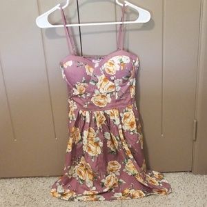 Fit and flare floral dress